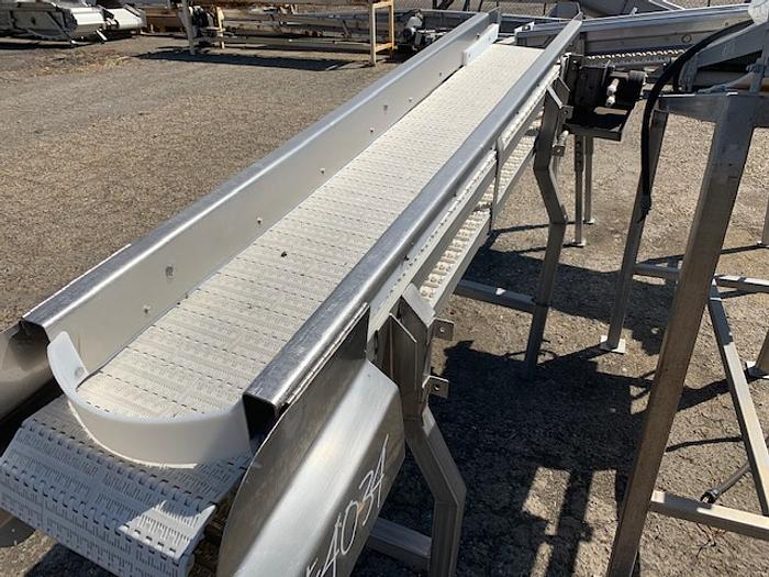 Used Inclined Intralox Belt Conveyor