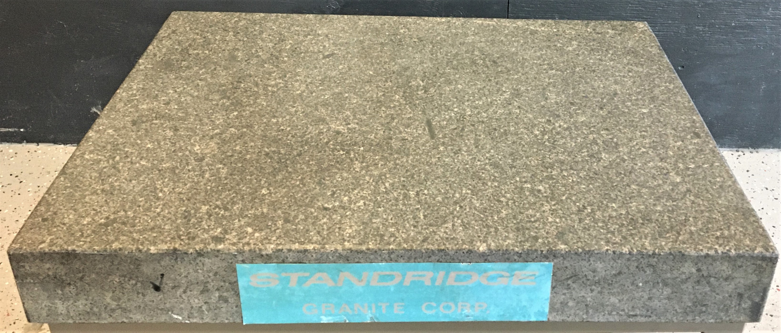 Used Standridge Granite Surface Plate / Balance Platform - 24" x 18" x 80mm Thick