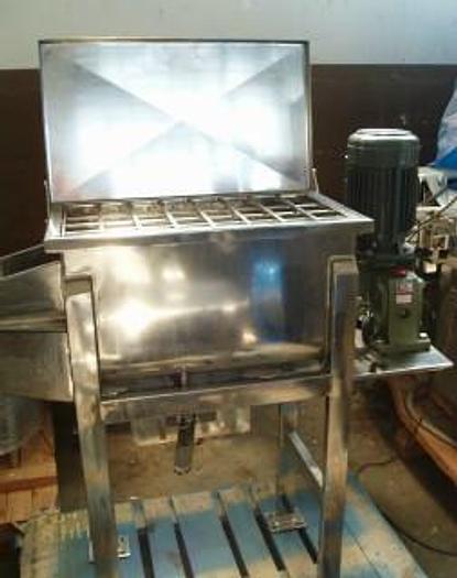 Mixer, Ribbon, 2.5 CF, 304 S/st, 2 HP, Std, New, #H733850