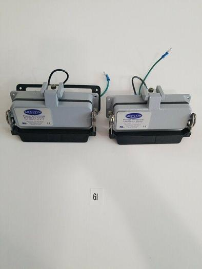*QTY 2* New Mencom CHL-24 Rectangular Base Bulkhead Mount Double Latch enclosure