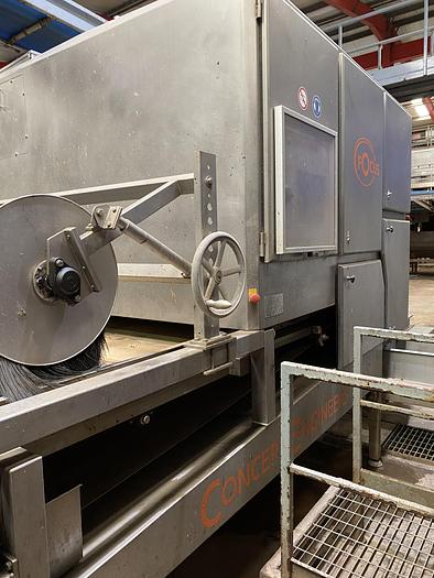 Used Concept Engineers Optical Grader with all associated take/away conveyors. Model- OSL 181 42030 Serial no-99098 YOM-2004