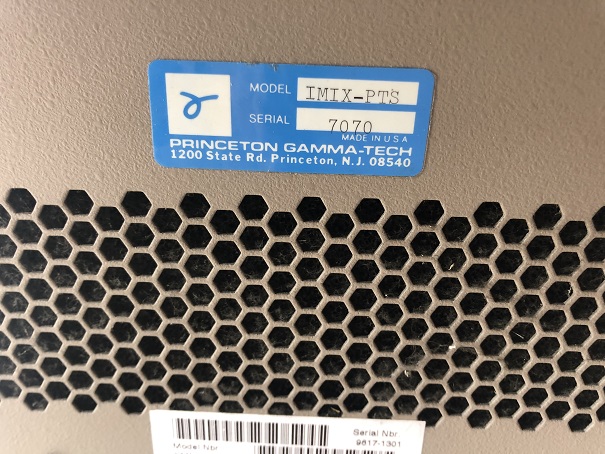 Used Princeton Gamma-Tech IMIX-PTS