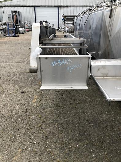 Used 20'' Wide x 29' Long Inclined Belt Conveyor