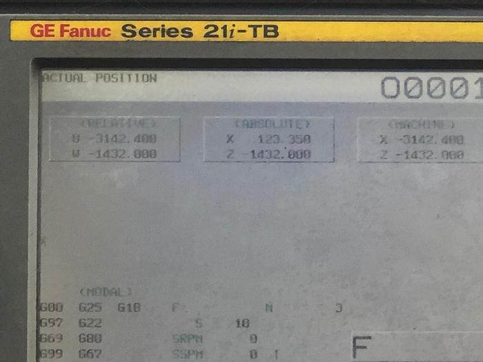 Used Lathe Vertical Turning CNC TVL2500 / 3200