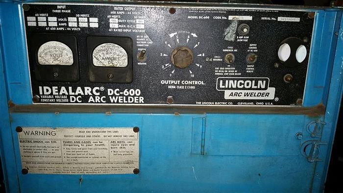 Used 0 Lincoln DC-600 Arc Welder IDEALARC