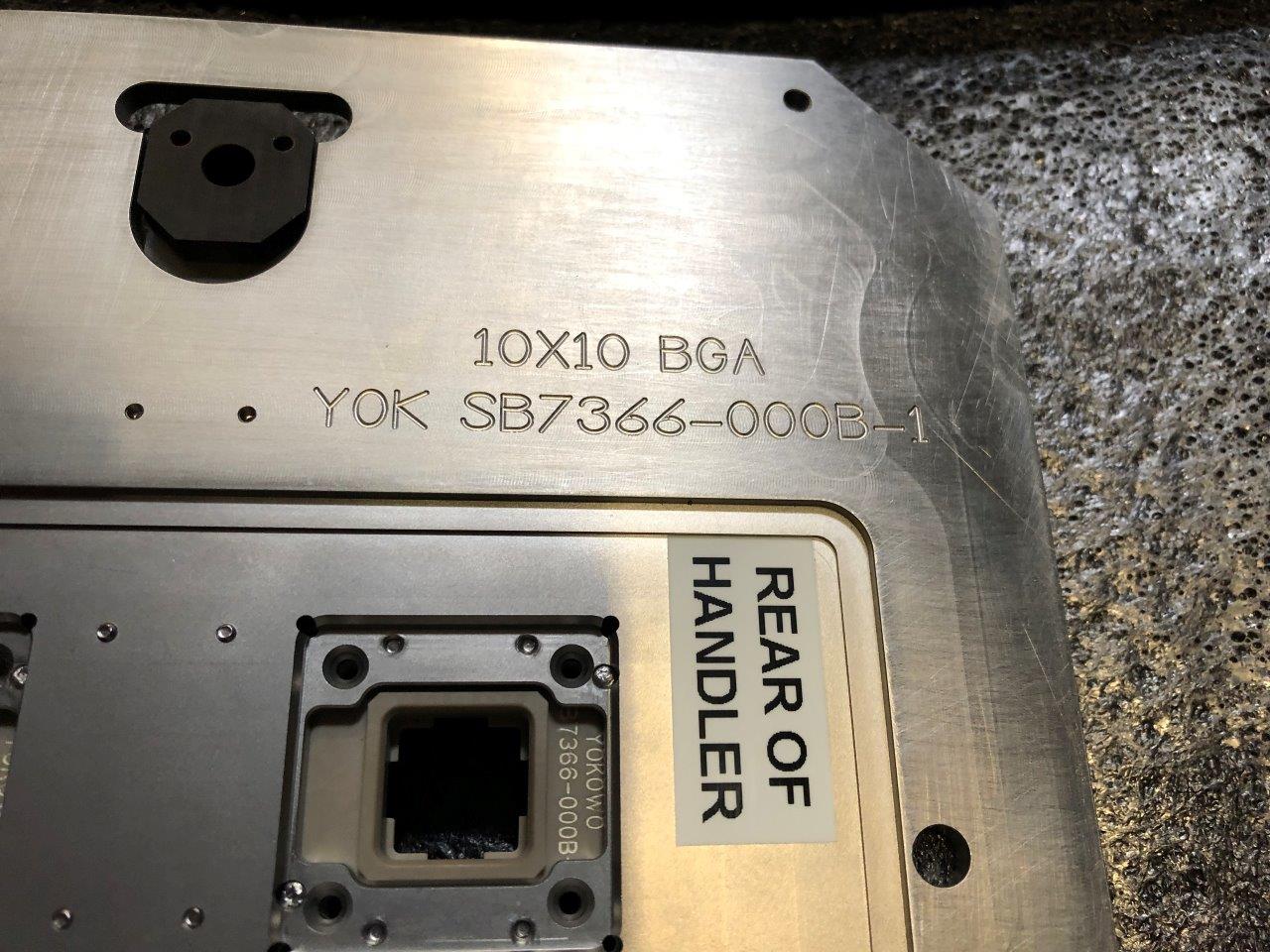 Used Delta Edge DE8000 Q-FPH - 248 CTBGA - 10x10x1.10 Test Handler Change Kit