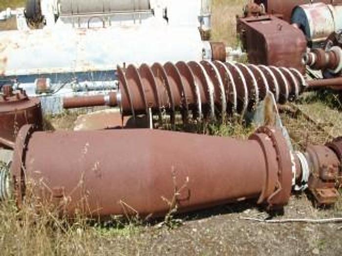 Used Centrifuge, Decanter, Bird, 24" X 72", 75 HP, C/st, #C190600