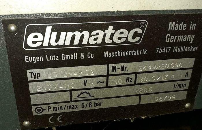 Gebraucht Doppelgehrungssäge Elumatec DG 244