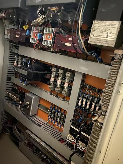 Used 62" DEACRO MODEL DA-650 DUPLEX CENTER-WIND SLITTER REWINDER 24" DIAMETER REWIND- (PENDING SALE)