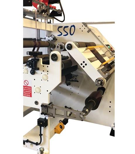 Used 24" (810MM) NEW SRC SYSTEMS MODEL 550 DUPLEX SLITTER REWINDER