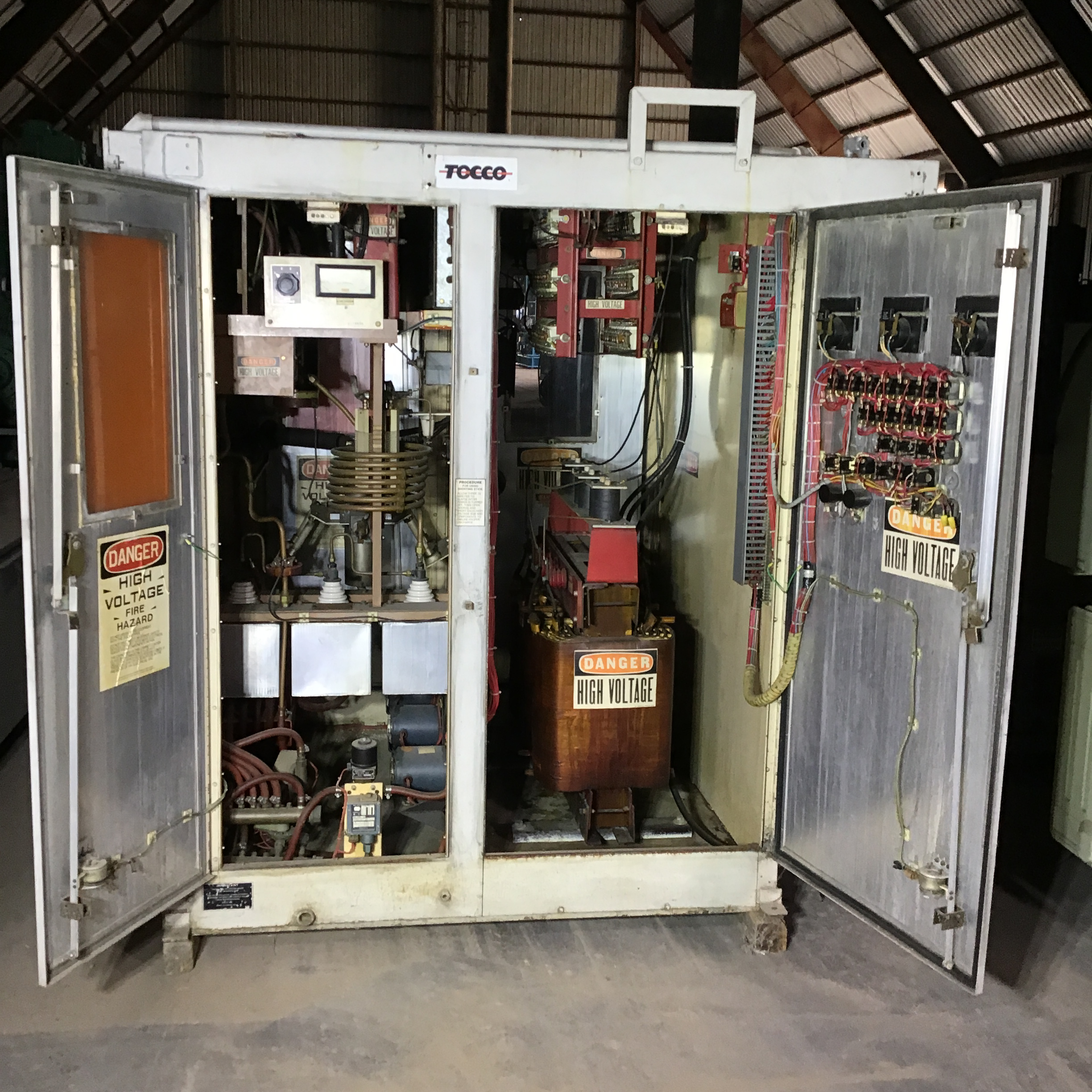 Used Tocco Model 5EA-60M Induction Hardening Machine; S/N 99-1455-15