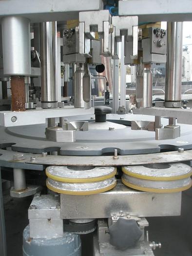 Used Capper, Groninger, Mdl KVG 302, 2-head, Crimper, #S736856