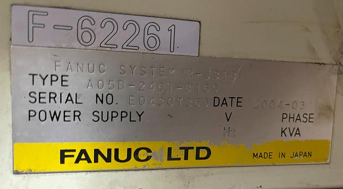 Used FANUC ARCMATE 120iB 6 AXIS CNC ROBOT WITH RJ3iB CONTROLLER