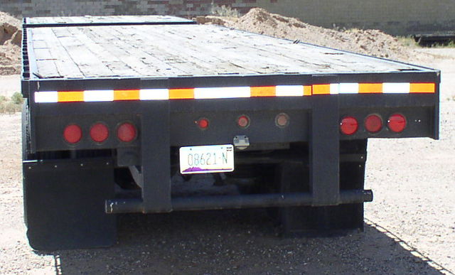 Used Transcraft ETH 40-64 ft. extendable Flatbed Trailer; S/N TC-5888