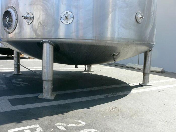 Used DCI 6000 Liter Stainless Steel Jacketed Reactor w/ Top Agitator 40 psi / 125 psi
