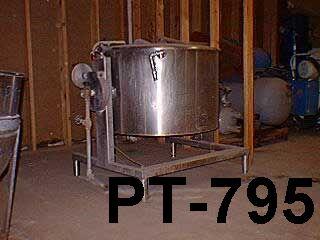 Usado 60 GALLON KETTLE TANK.  VULCAN HEART MODEL SL-60T SERIAL 19416