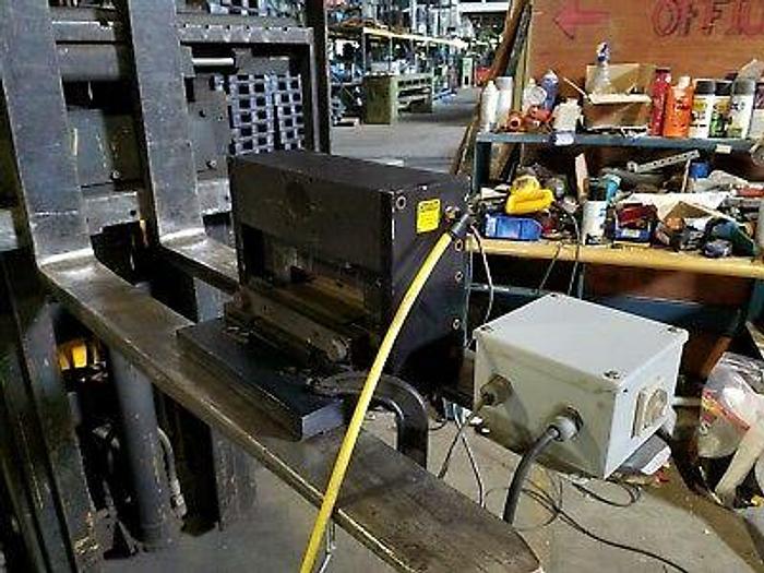 Used Rapid Air 6" In-line Stock Chopper mounts to Bolster Plate on Stamping Press