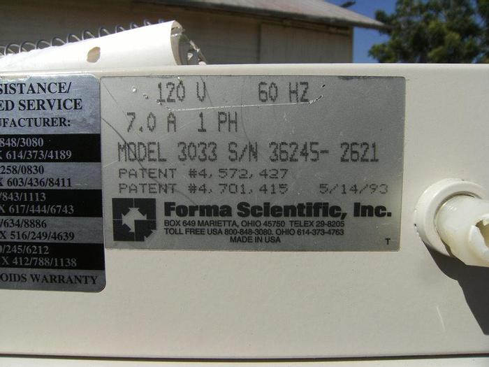 Used Lab, Incubator, Forma Scientific, 120V, S/st, 26"x20"x30" #S740423