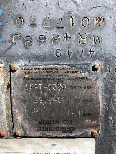 Used HB18240 LeTourneau wheel motors DC