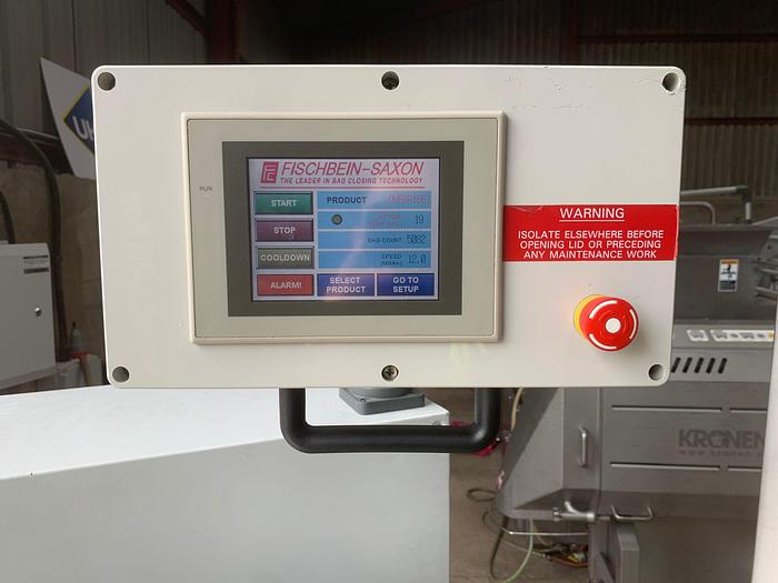 Used 2015 Fischbein-Saxon SH 1000 Hot Air Sealer with Airevac vacuum sealing system