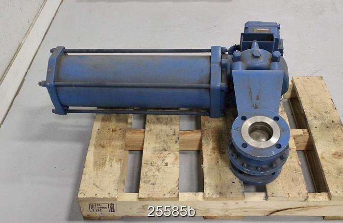 Used Neles Jamesbury 3" Air Operated Ball Valve, CG8M Body #25585