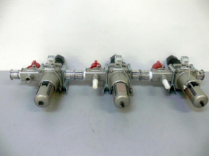 Used SMC Pressure Filter System VHS50-N10, AW60-N10-Z, & ISE40A-N01-Y Switch