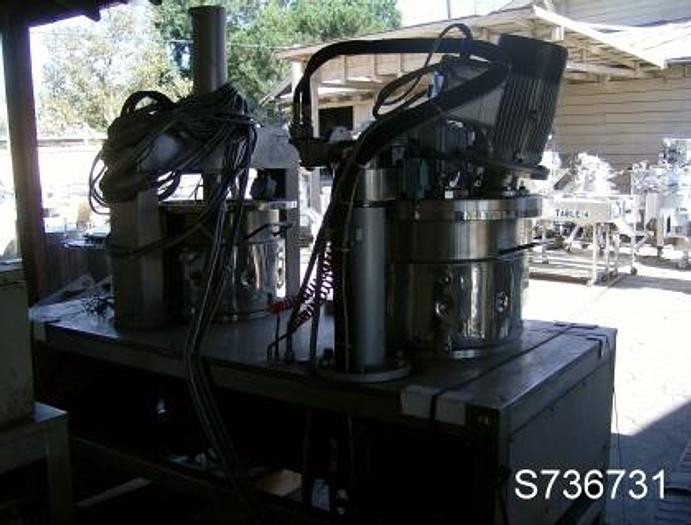 Used Mixer, Planetary, Fillworth, 7 Gallon, 316L S/st, Jkt, 2 Can Sys, #S736731