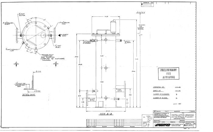 Used Fiberprep SPIRELPAK Spirelpak Elp-136 Cleaning System, Four First Stage Units (18 Positions, 17 Cleaners In Each), Three Secondary Units (5 Positions, 5 Cleaners In Each), Three Tertiary Units (3 Positions, 3 Cleaners In Each) #23194
