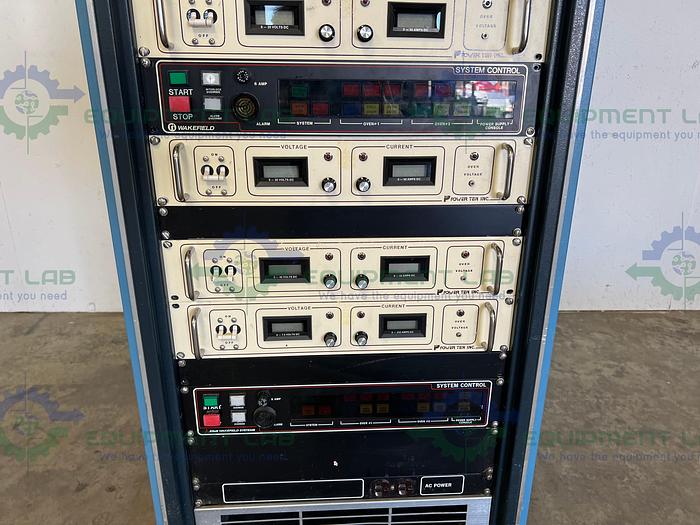 Used Power Ten Inc 3450D-4050, 3450D-10100, 3400d-7.5250 w/ Wakefield Utility Rack