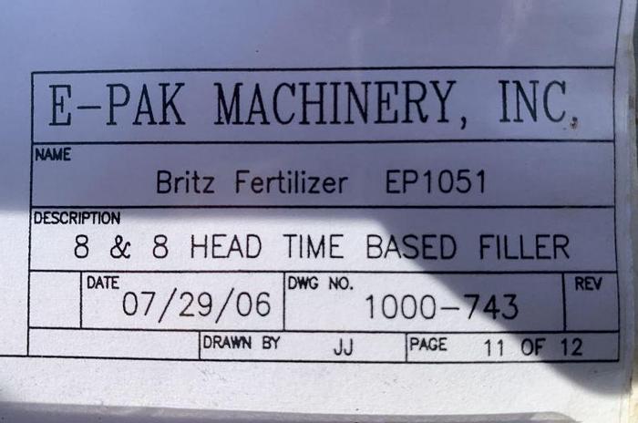 Used Filler, Pail, E-Pak, 1 to 5 Gallon, S/st, Lidder #S743506
