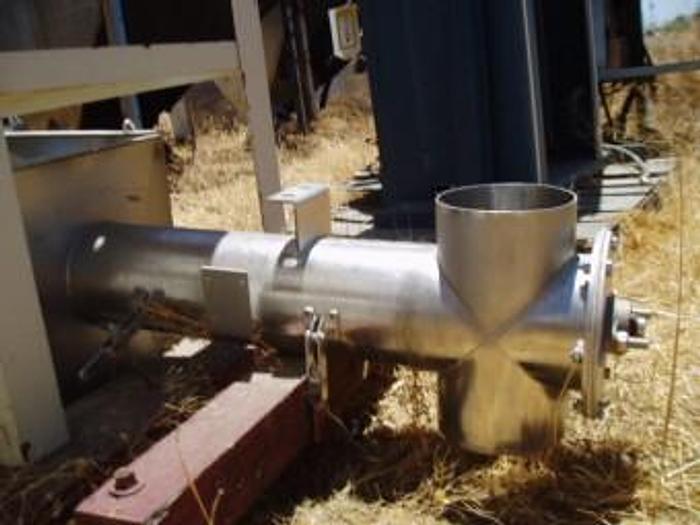 Used Feeder, Screw, 6" X 36", S/st, 1-1/2 HP, Mixing, #S733274