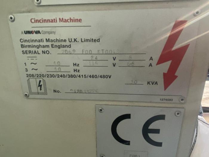 Used 2001 Cincinnati Hawk  C 200 CX Turning Center