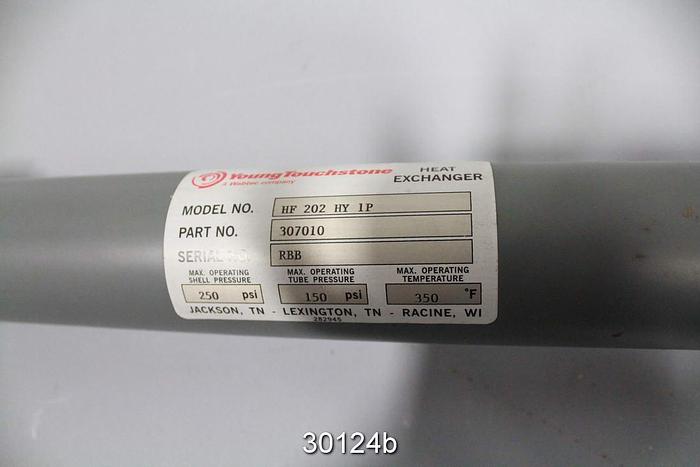 Unused Young Touchstone HF202HY1P Shell In Tube Exchanger #30124