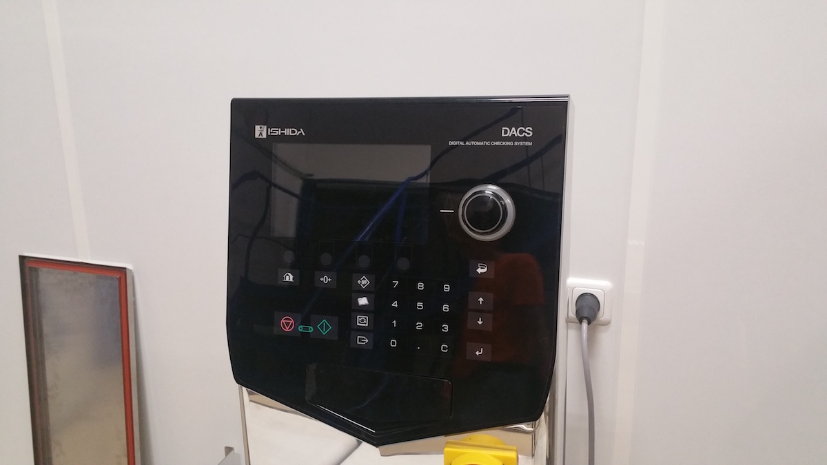 Ishida DACS-G check weigher, High end.