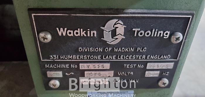 Used Wadkin NV 515 Used Profile Grinder