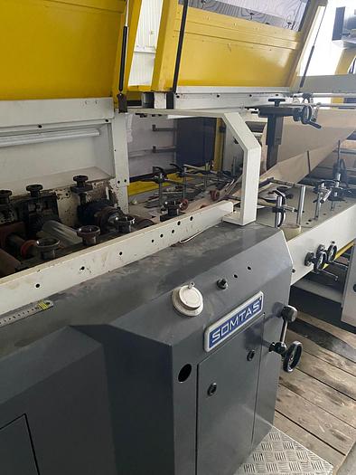 Used (visible in production) 2012 SOMTAS BAG MASTER L/INLINE  Flat & Satchel Paper Bag Making Machine with 4 col. Flexo