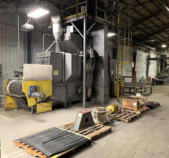 Used 2006 PANGBORN 8 WHEEL CONTINUOUS MESH BELT MACHINE (On Hold)