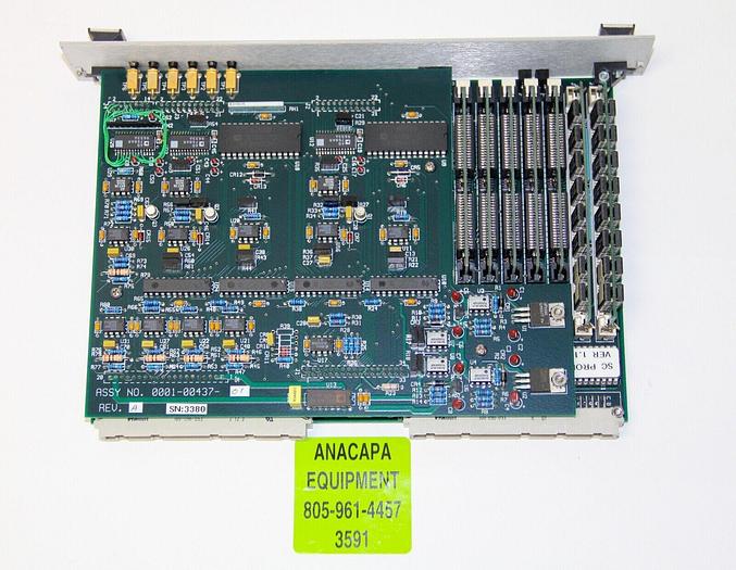 Used IVS 0001-00437-01 REV. A PCB / Interface Card from IVS 220 CD SEM (3591)