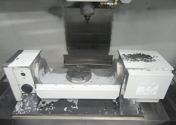 Used 2006 HAAS VF-5/40TR 5-Axis CNC Vertical Machining Center w 2-Axis Programmable Trunnion Table, 40 Station ATC, 10K Spindle, TS Coolant
