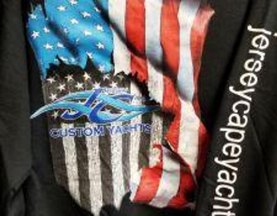 Jersey Cape Patriotic Crew Sweatshirt