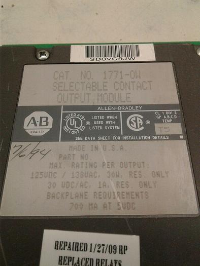 Used Allen Bradley,1771-OW