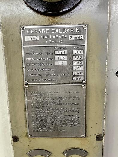 Usato GALDABINI 250 ton