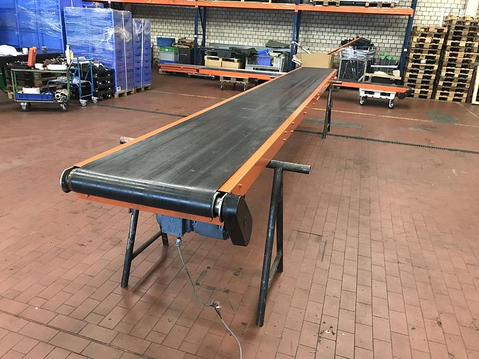 Gebraucht SCHULZ Gurtförderer, Gurtband, Förderband 6,6m