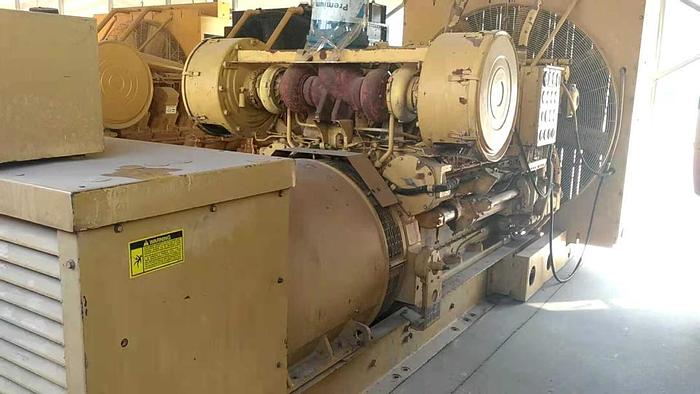 Used Caterpillar 3512 generator set 50 hz with Radiator
