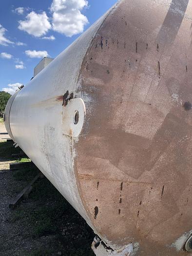 Used Tank, 6,000 Gallon, S/st, 10' x 17',Jkt, Insul, DCI, #S744021