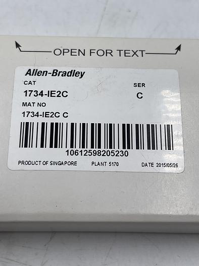 ALLEN-BRADLEY 1734-IE2C Ser C