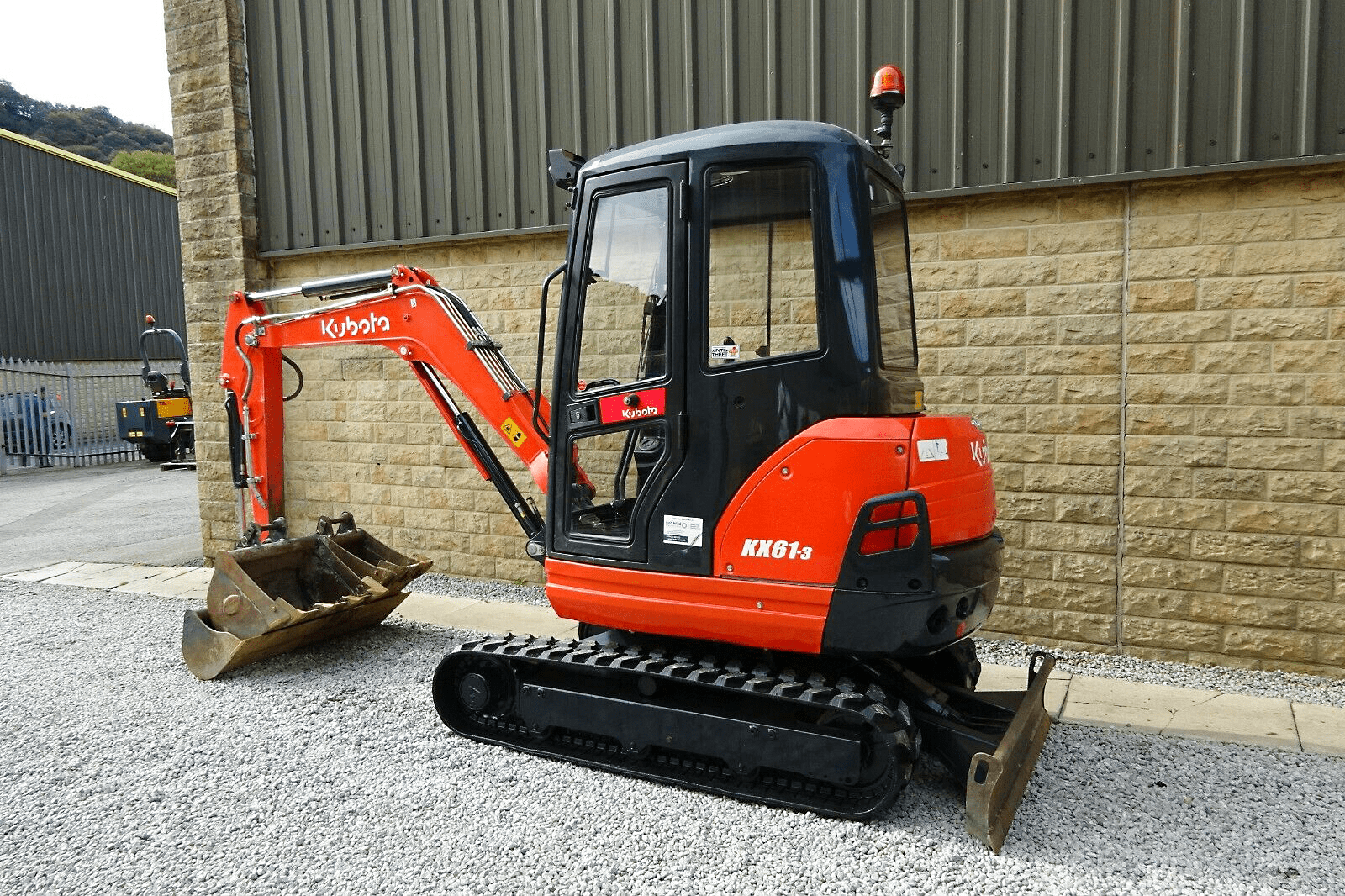 Used Kubota KX61-3 Mini Excavator 2015