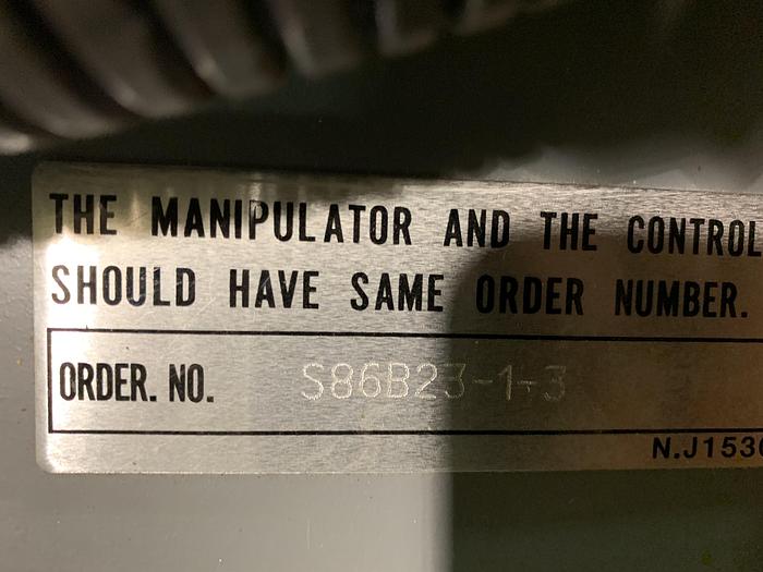 Used MOTOMAN UP50N (HP50) 50KG X 2046MM REACH 6 AXIS CNC ROBOT WITH NX100 CONTROL