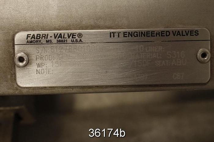 Used Velan 10" Hand Operated Knife Gate Valve #36174