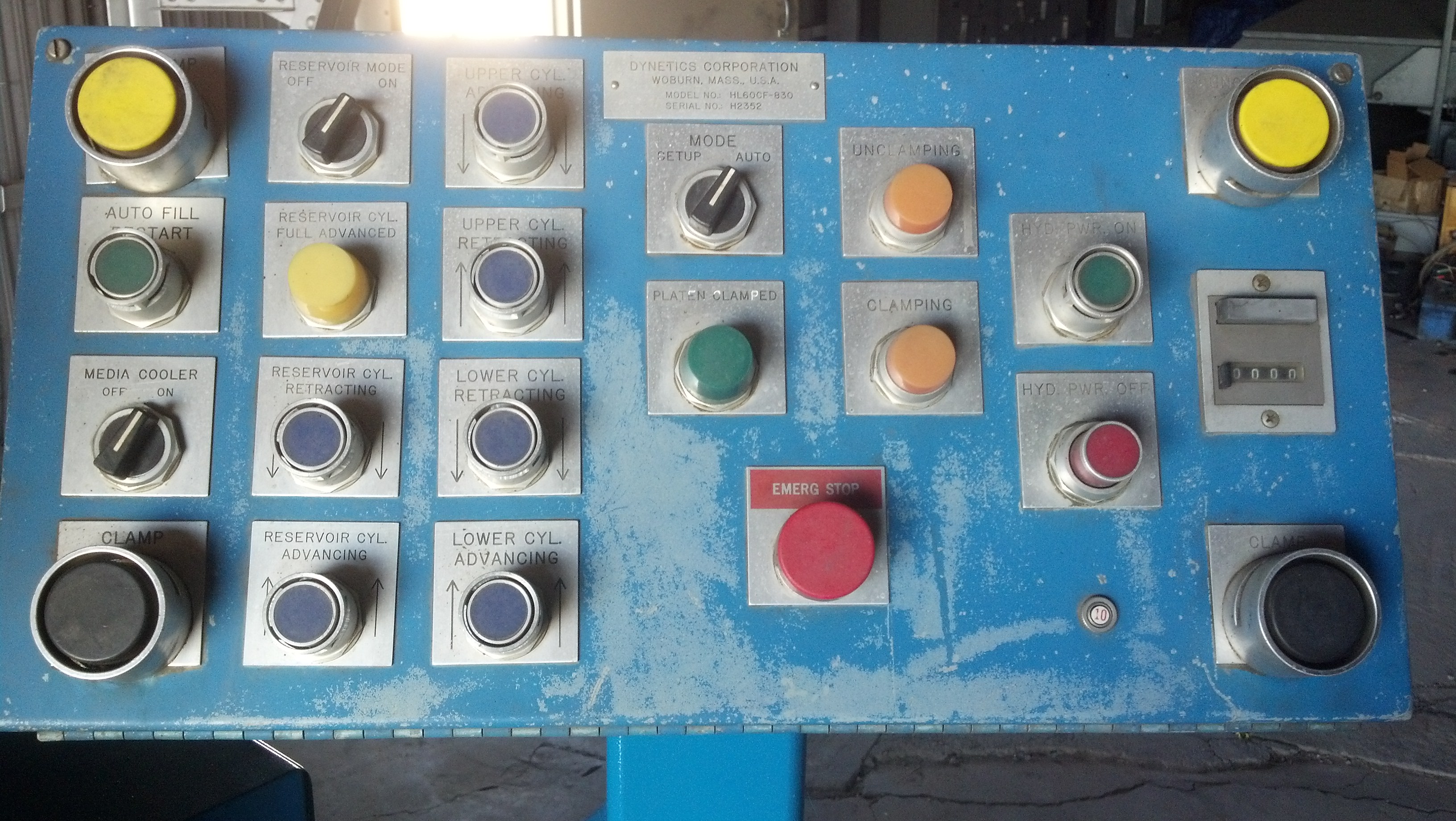 Used Dynetics Dynaflow Model HL60CF-830 Abrasive Flow Deburring Machine